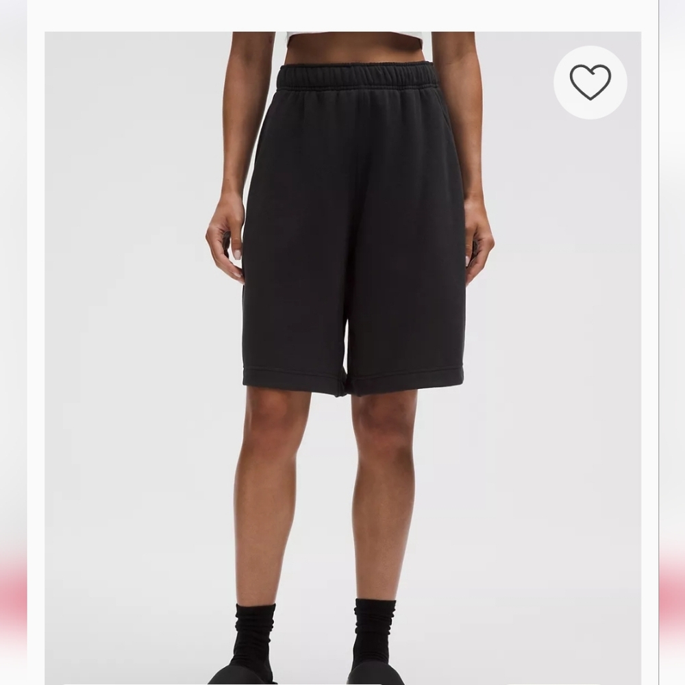 lululemon athletica Black Relaxed Bermuda Shorts